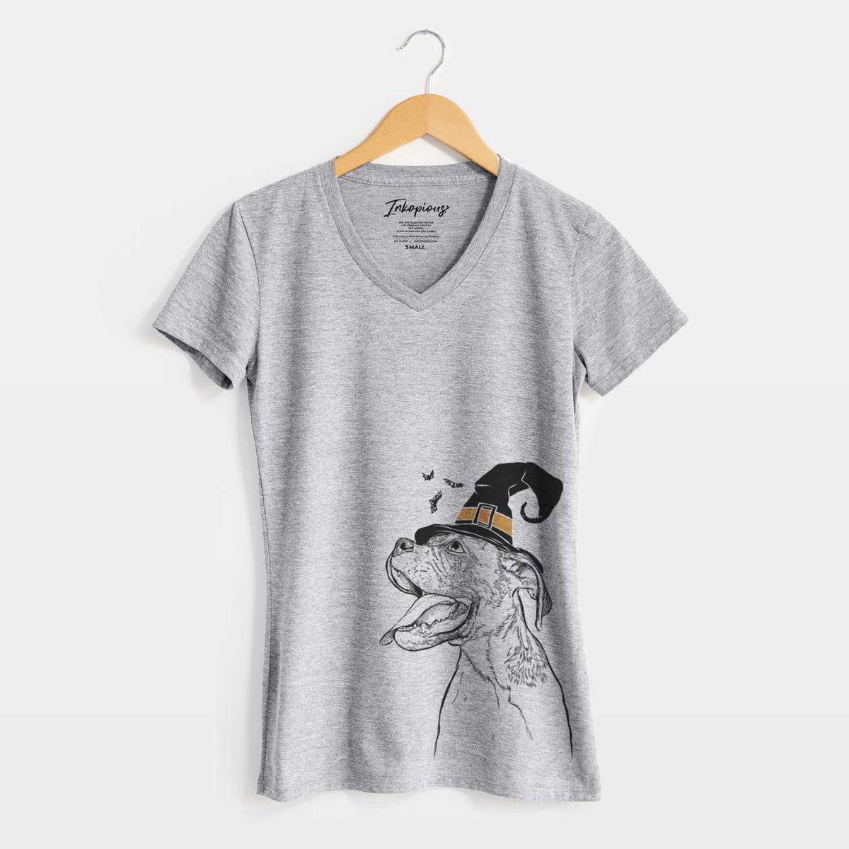 Witch Floyd the Boxer - Women's V-neck Shirt
