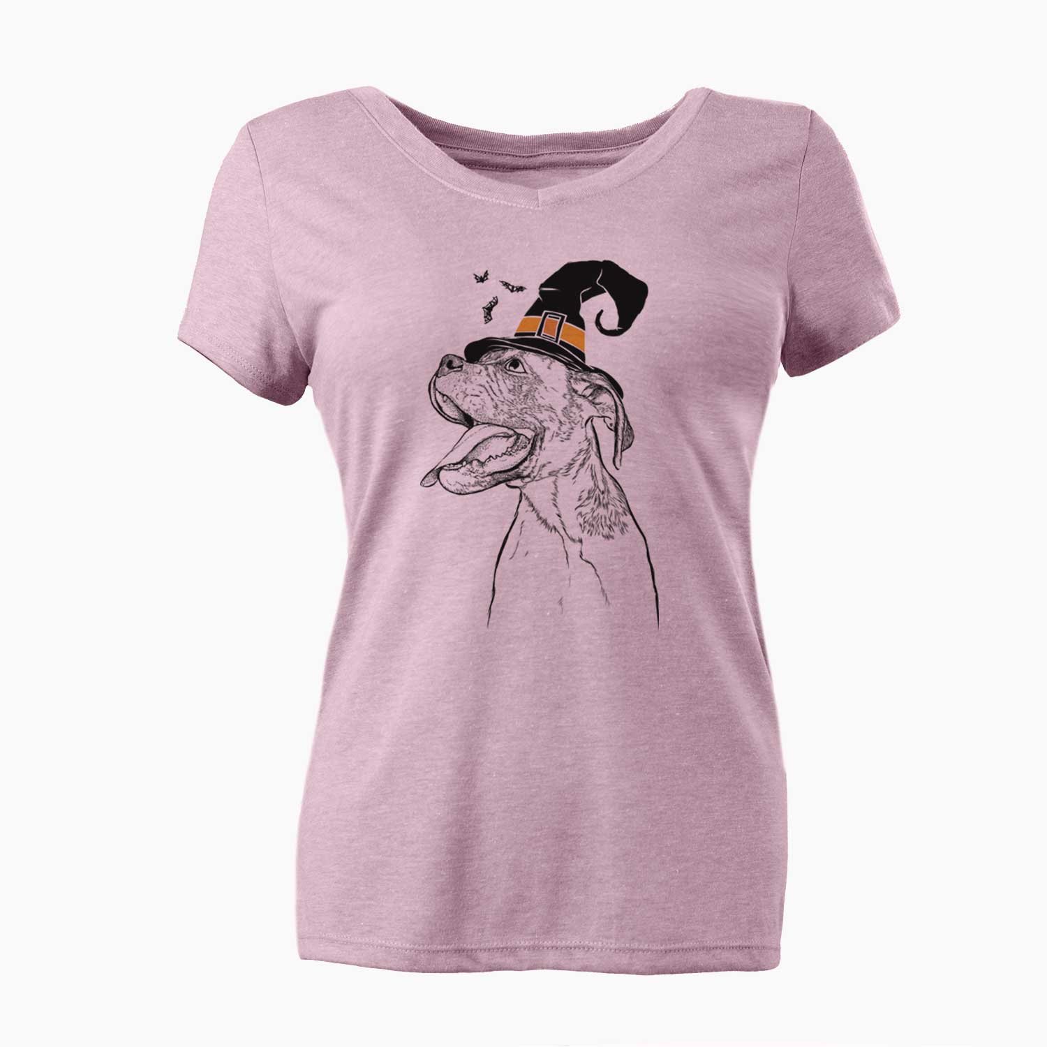 Witch Floyd the Boxer - Women's V-neck Shirt