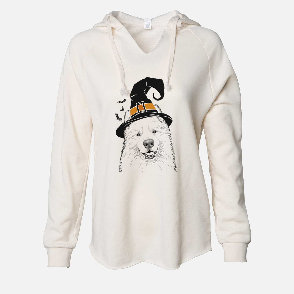 Witch Foster the Samoyed - Cali Wave Hooded Sweatshirt