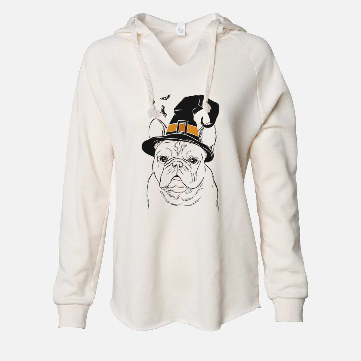 Witch Fudge the French Bulldog - Cali Wave Hooded Sweatshirt