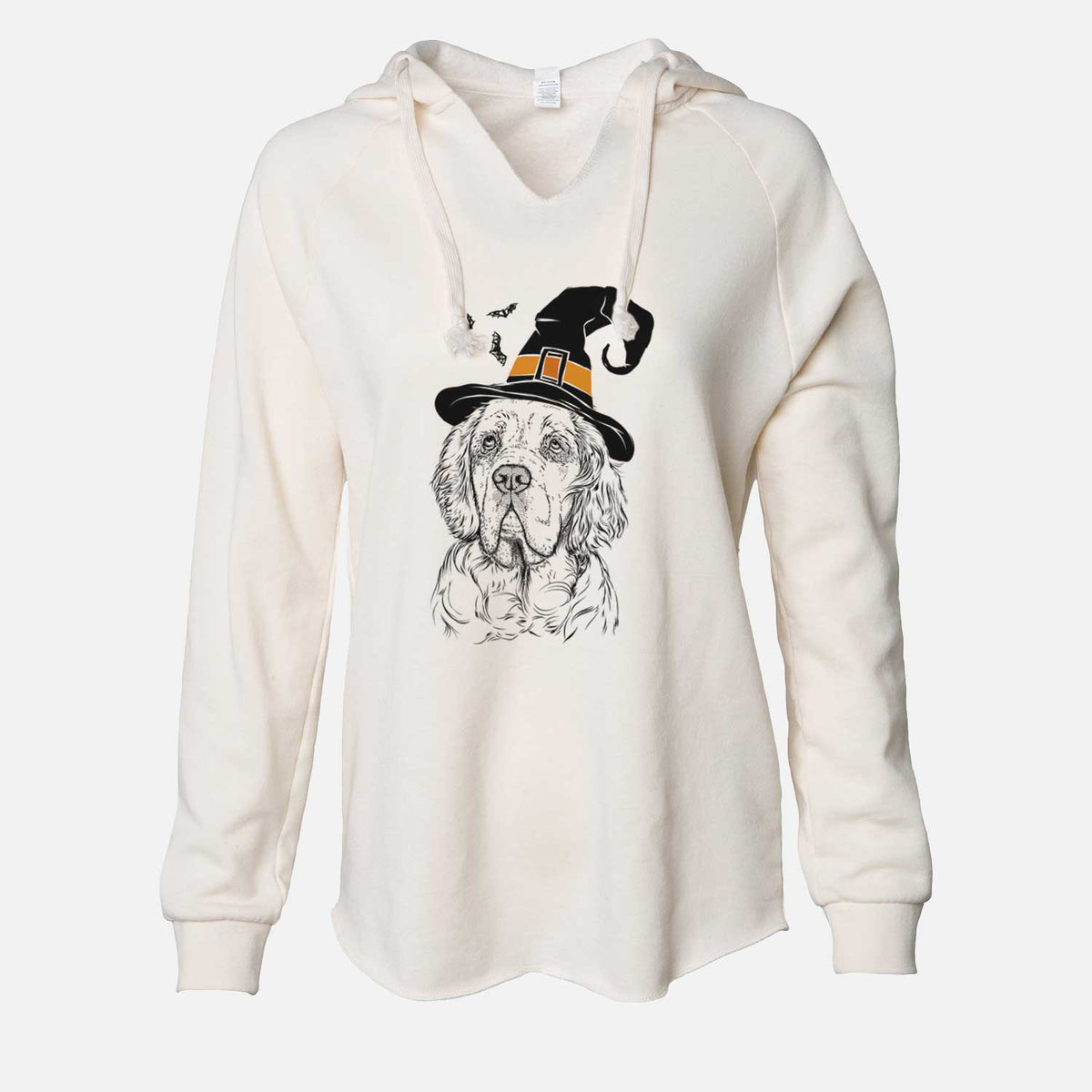 Witch Gary the Clumber Spaniel - Cali Wave Hooded Sweatshirt