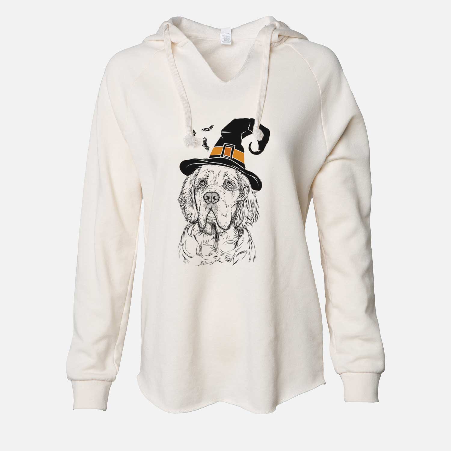 Witch Gary the Clumber Spaniel - Cali Wave Hooded Sweatshirt