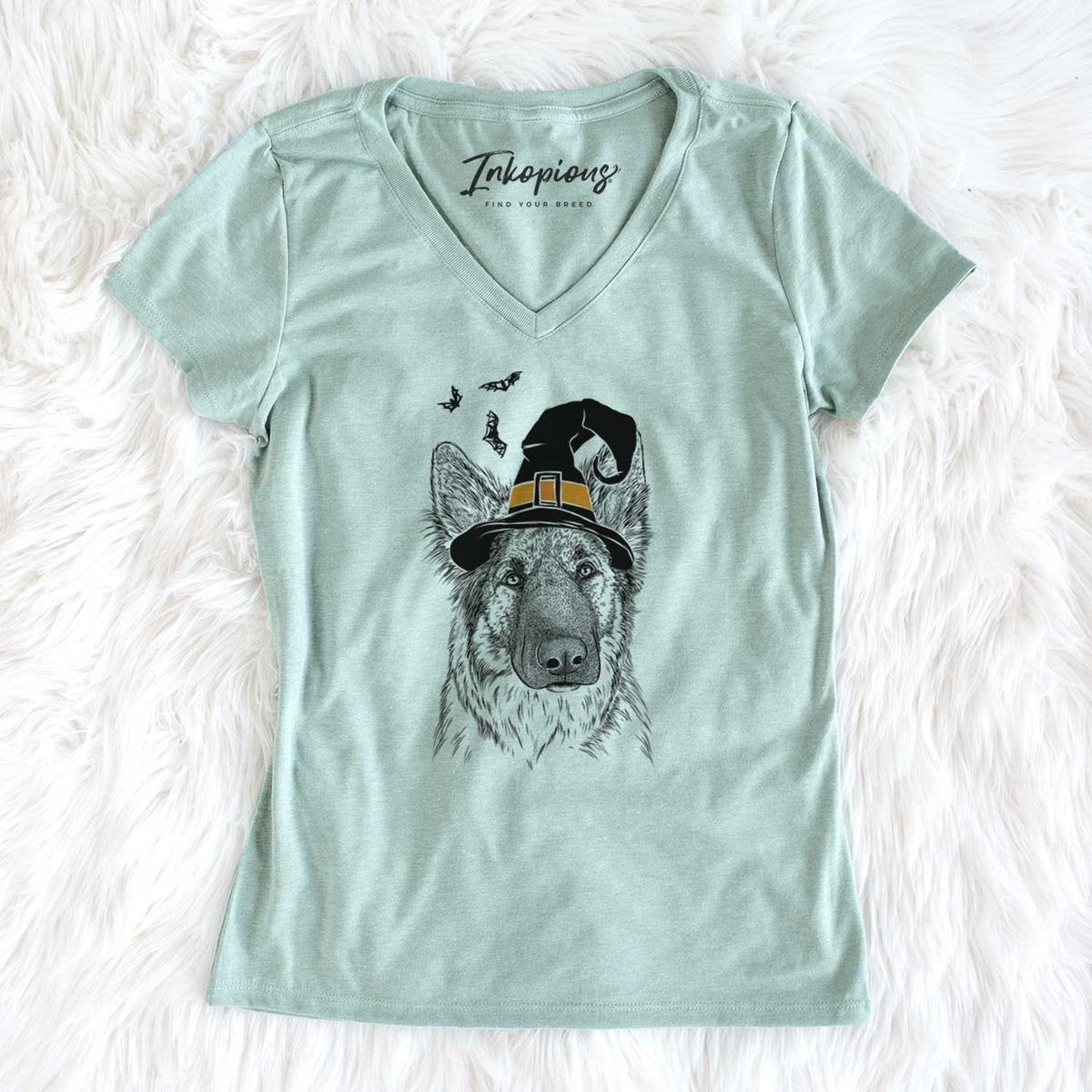 Witch Geddy the Shiloh Shepherd - Women's V-neck Shirt