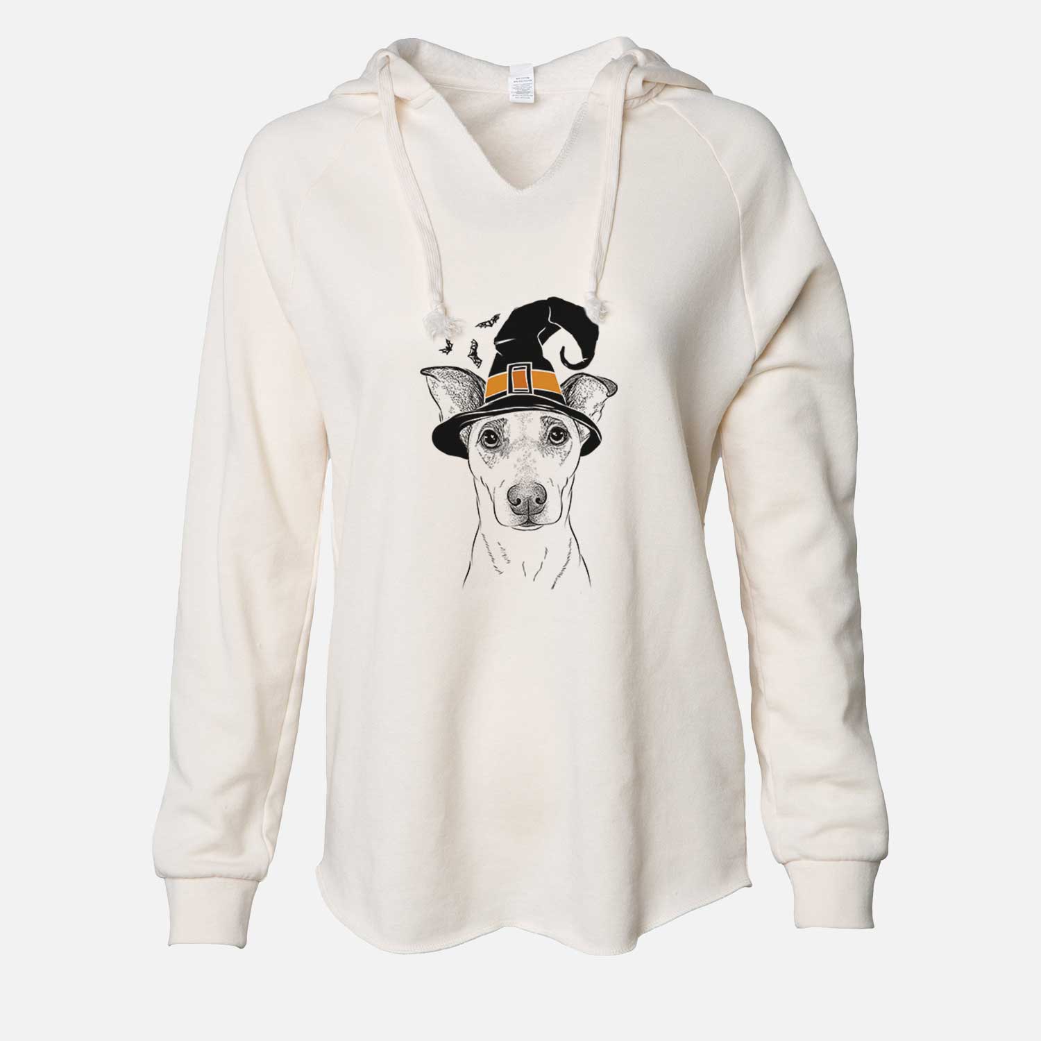 Witch Georgie Rat the Terrier Mix - Cali Wave Hooded Sweatshirt