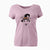 Witch Georgie Rat the Terrier Mix - Women's V-neck Shirt