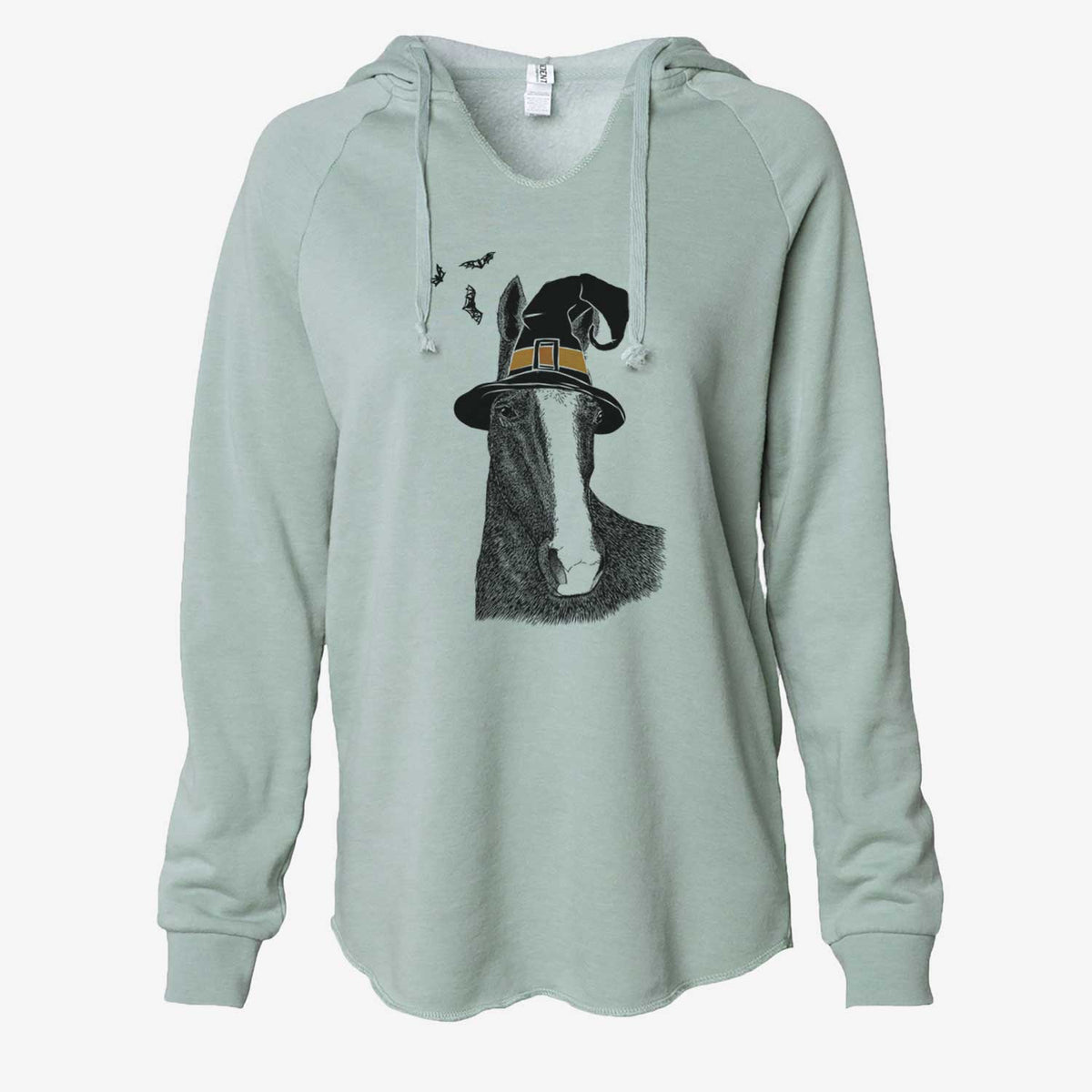 Witch Gibson the Tennessee Walking Horse - Cali Wave Hooded Sweatshirt