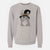 Witch Gizmo the Grey Cat - Unisex Pigment Dyed Crew Sweatshirt