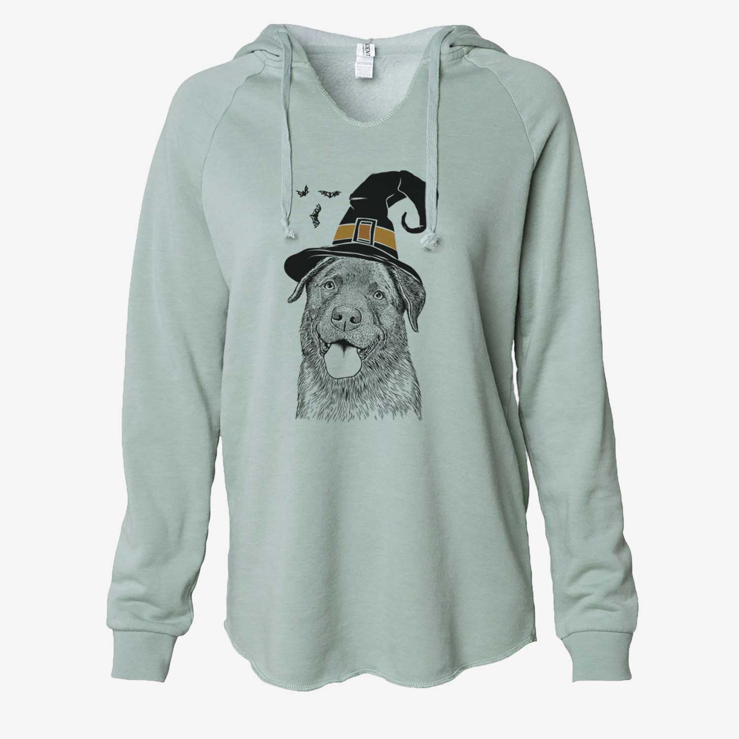 Witch Gonzo the Chocolate Lab - Cali Wave Hooded Sweatshirt