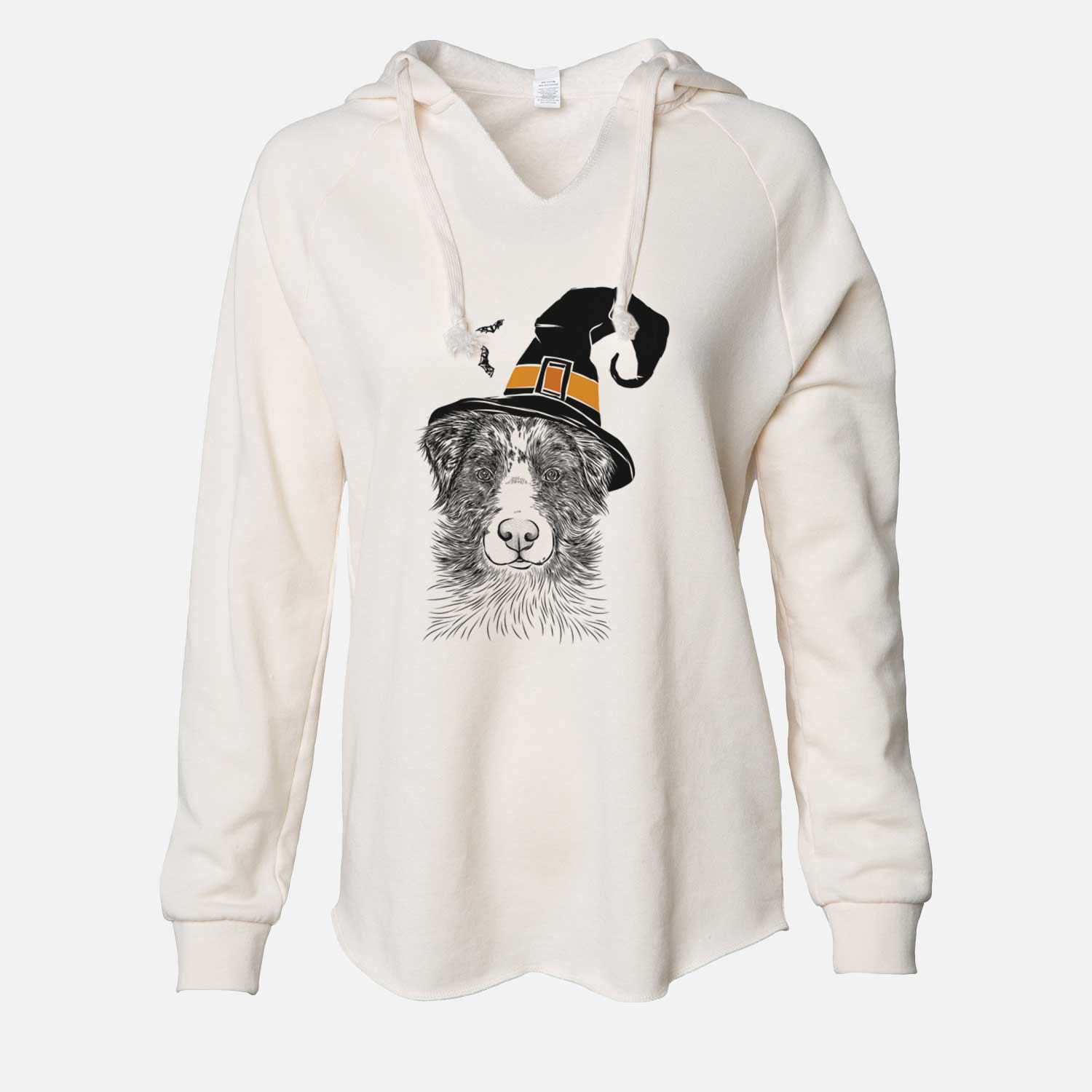 Witch Gram the Australian Shepherd - Cali Wave Hooded Sweatshirt