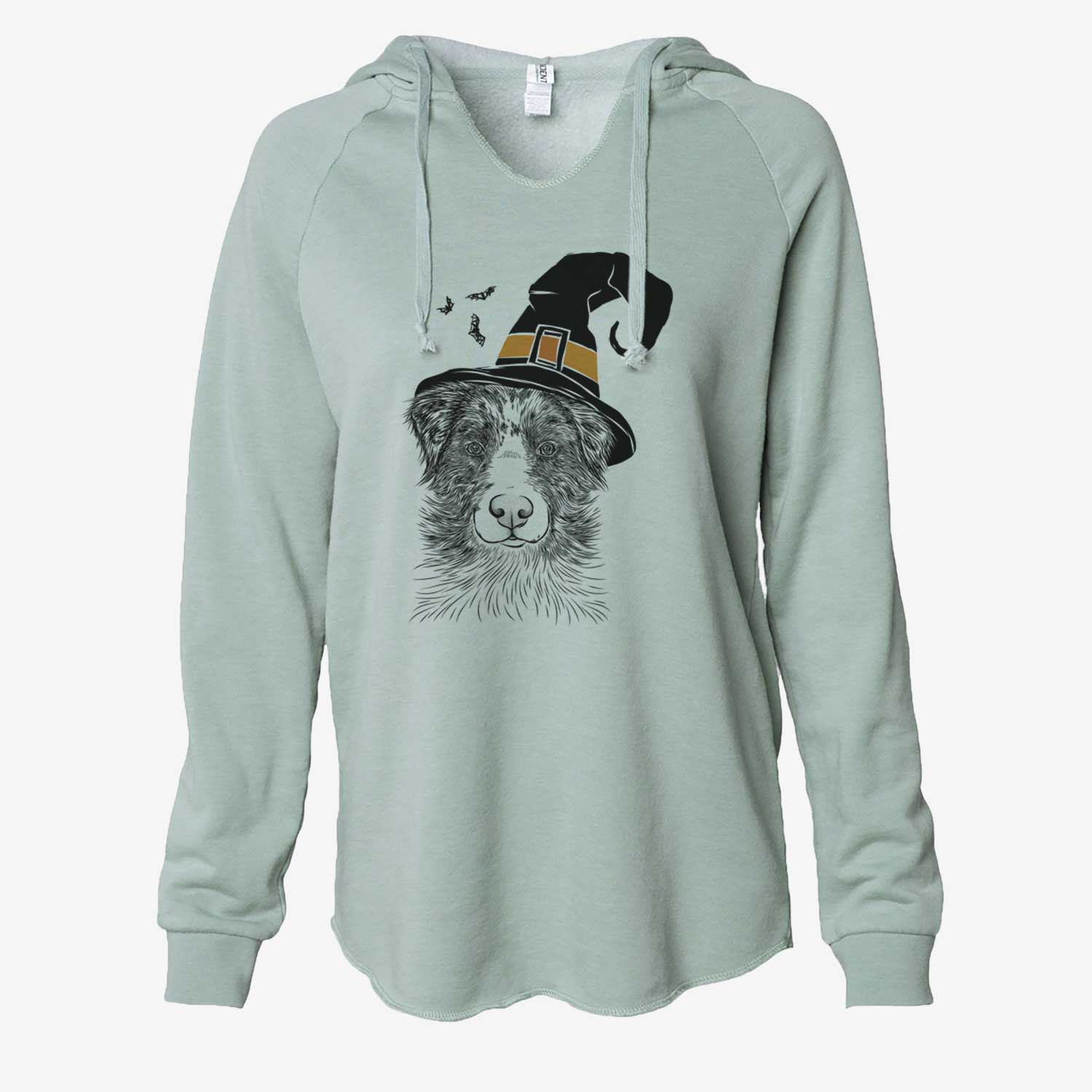 Witch Gram the Australian Shepherd - Cali Wave Hooded Sweatshirt