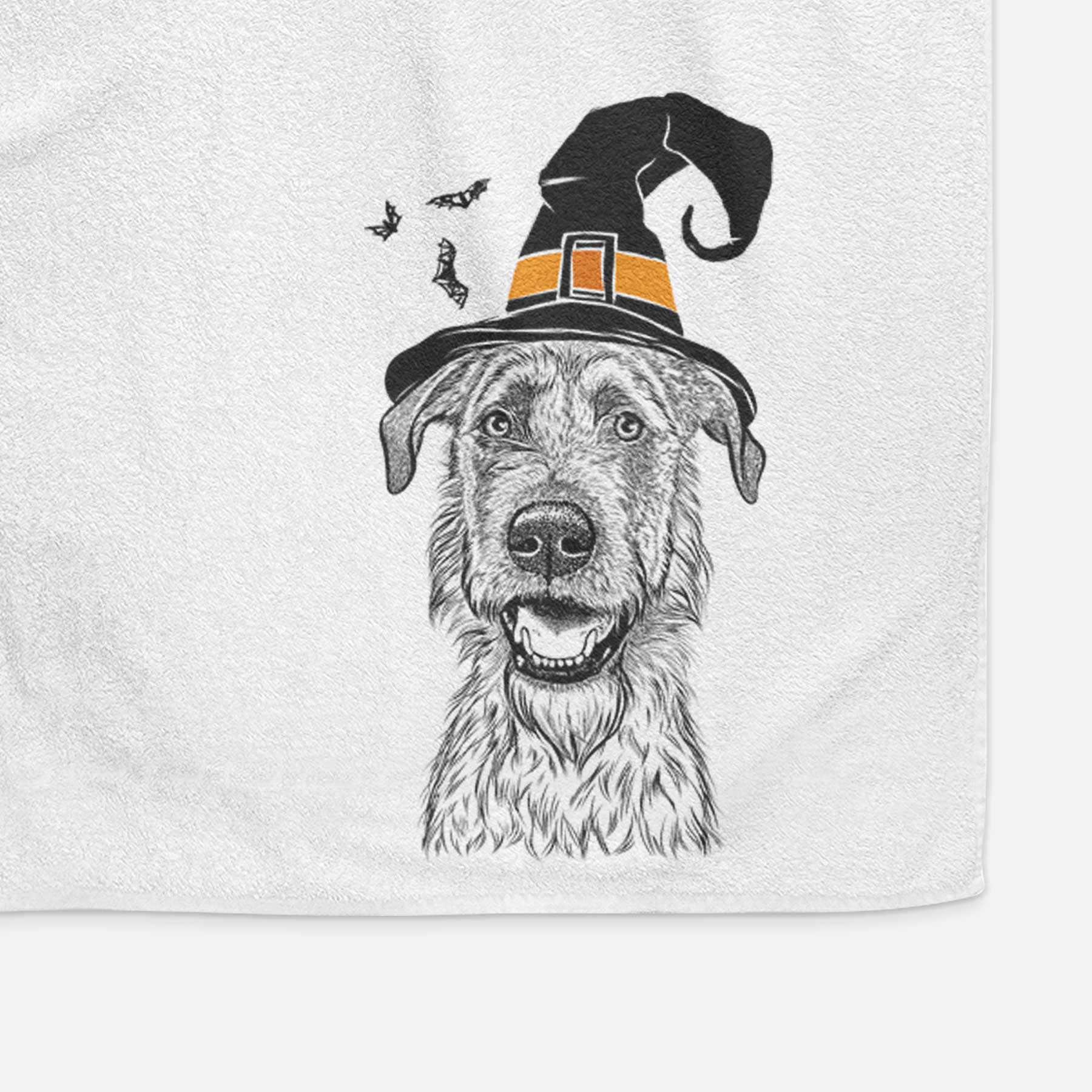 Griffin the Irish Wolfhound Decorative Hand Towel