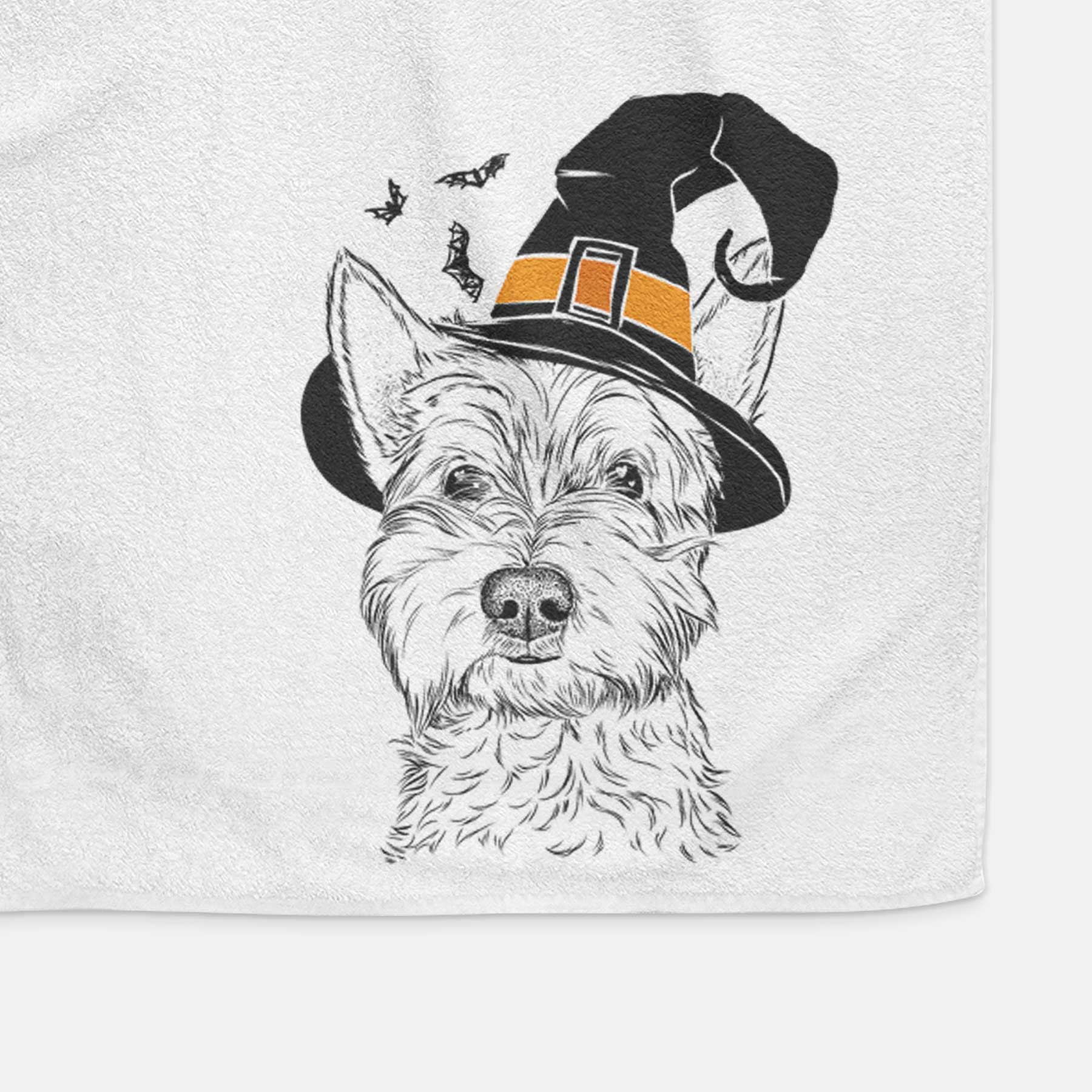 Grizel the West Highland Terrier Decorative Hand Towel