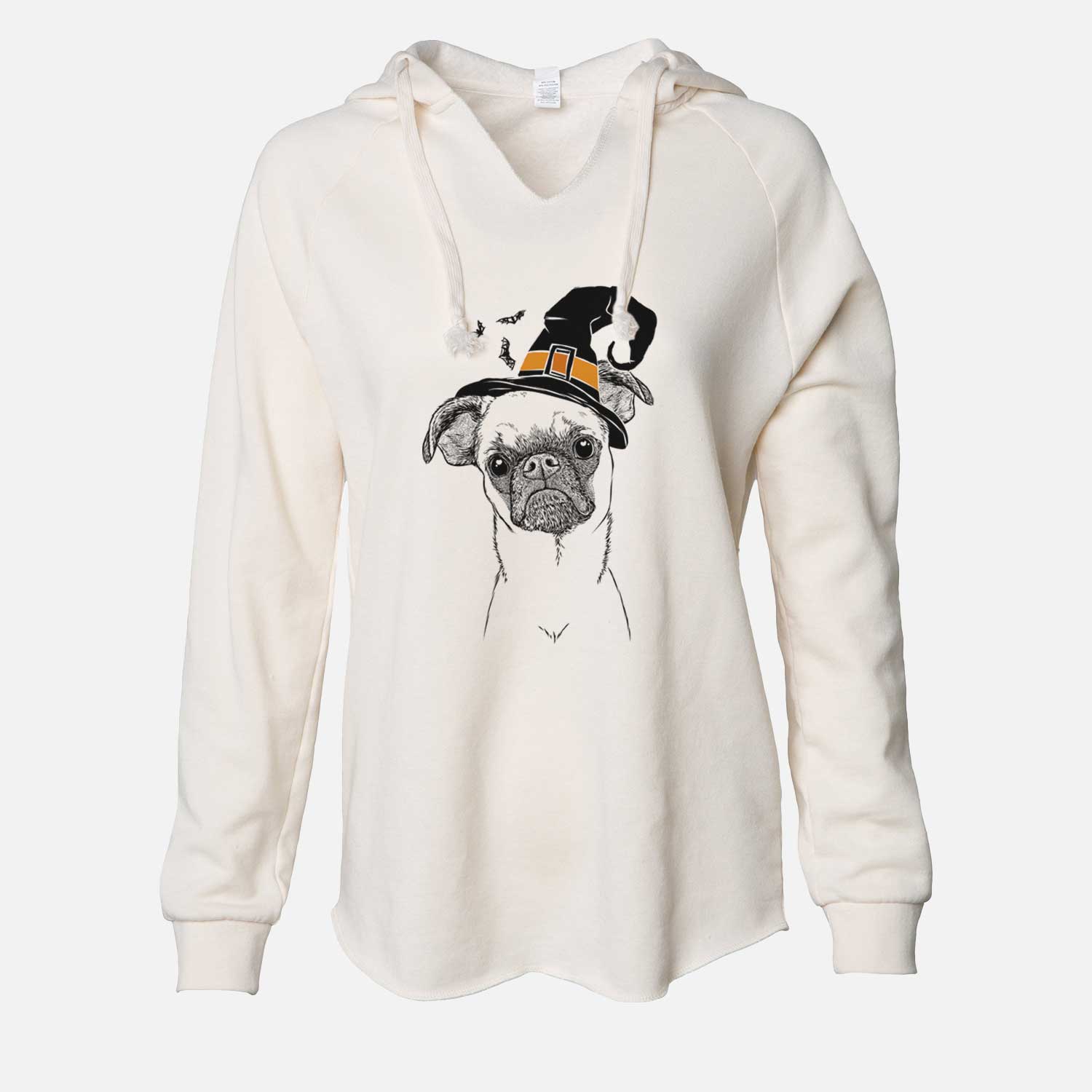 Witch Groot the Brussels Griffon - Cali Wave Hooded Sweatshirt