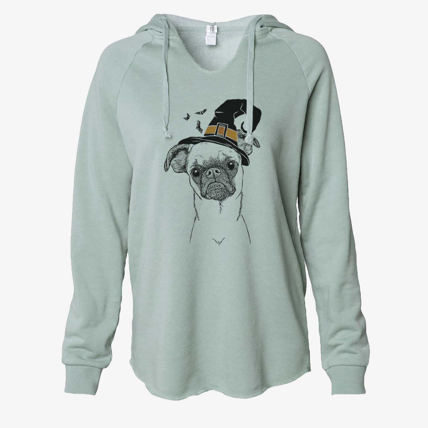 Witch Groot the Brussels Griffon - Cali Wave Hooded Sweatshirt