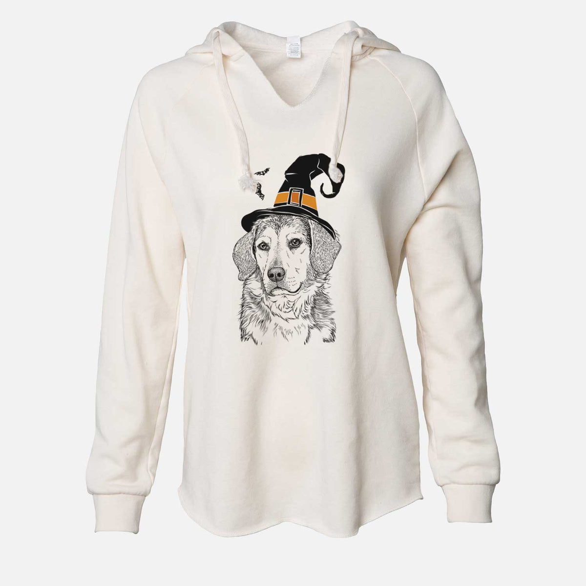 Witch Gunner the Beagle Mix - Cali Wave Hooded Sweatshirt
