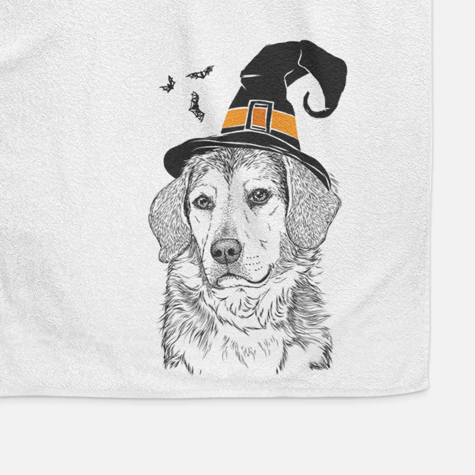 Gunner the Beagle Mix Decorative Hand Towel