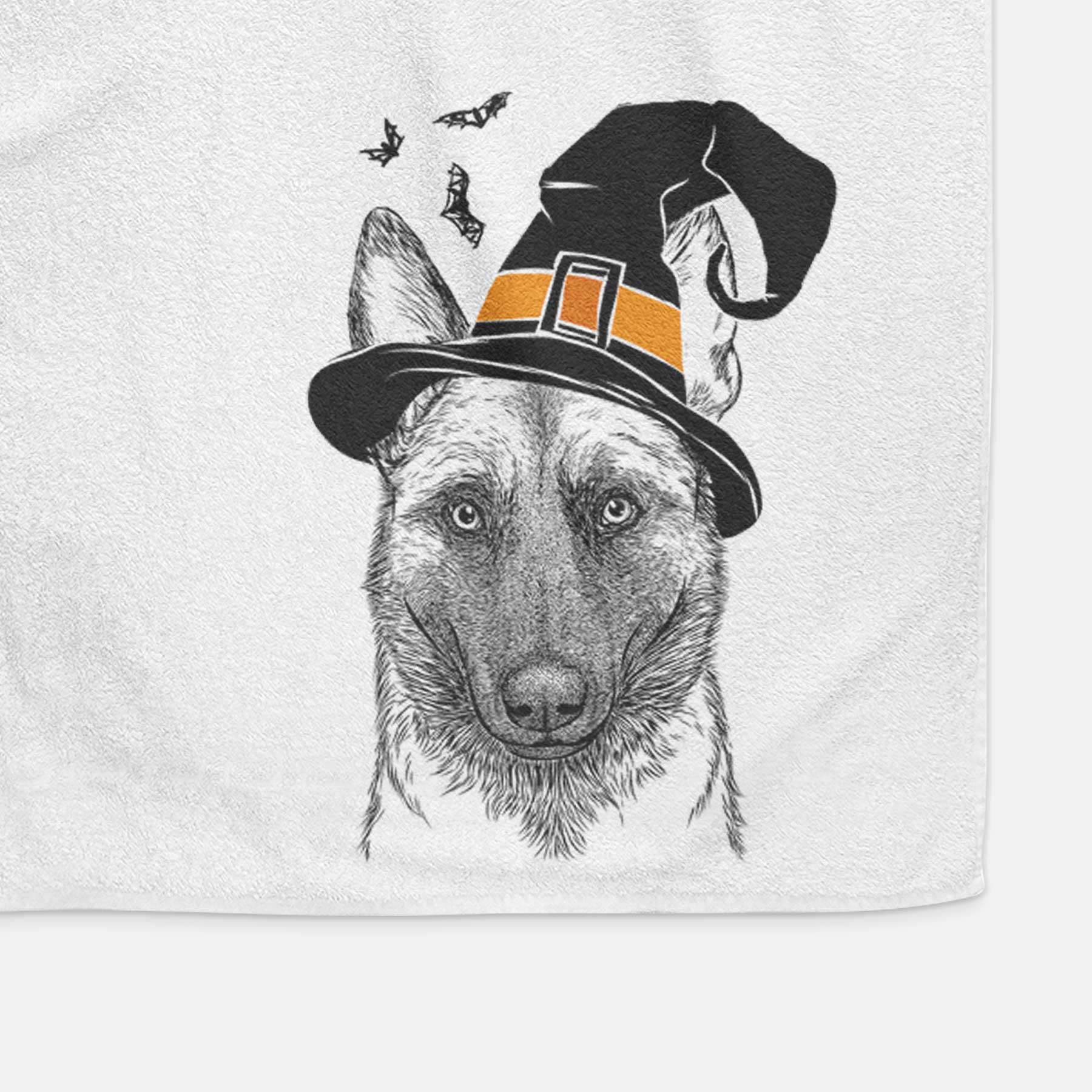 Gunther the Belgian Malinois Decorative Hand Towel