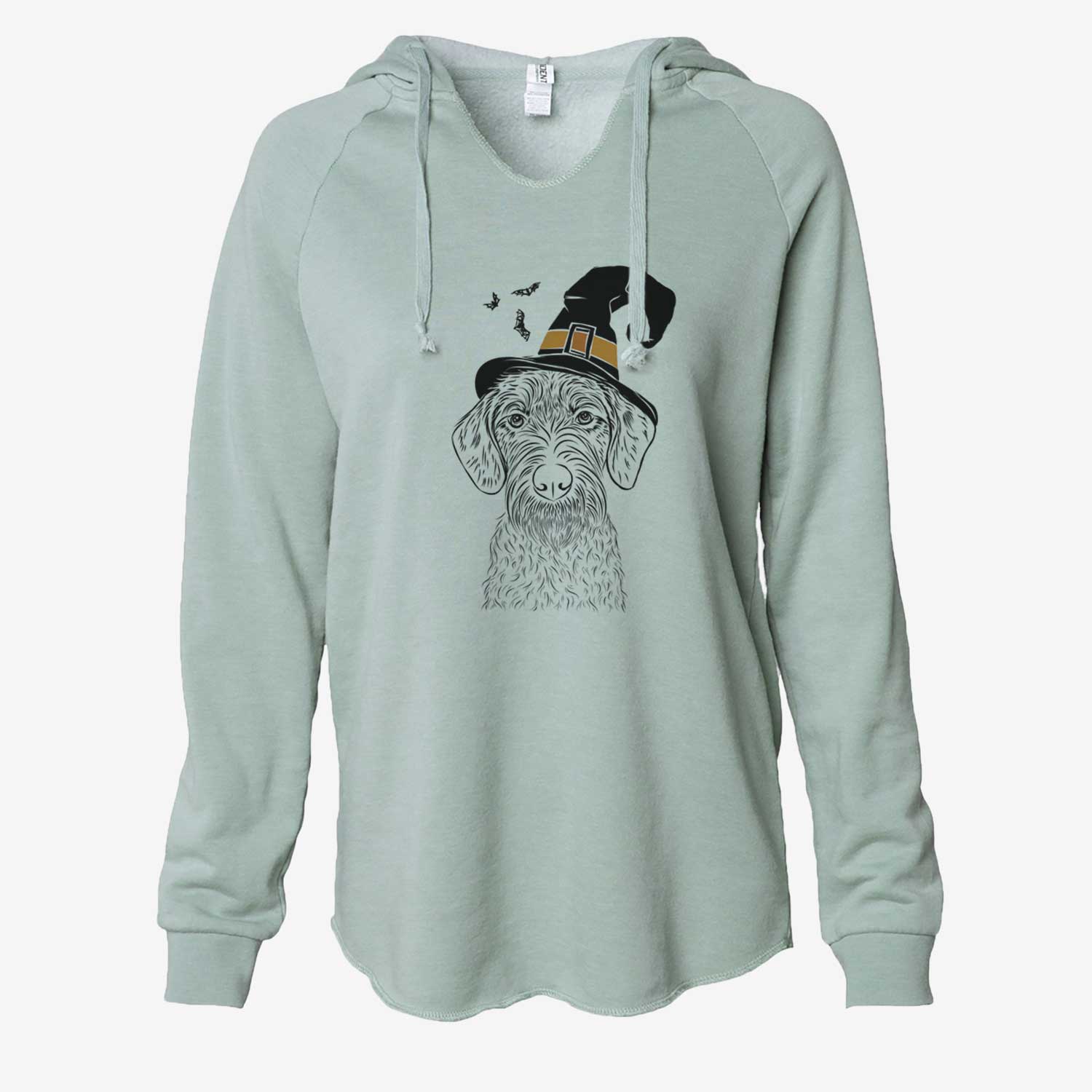 Witch Gus the German Wirehaired Pointer - Cali Wave Hooded Sweatshirt