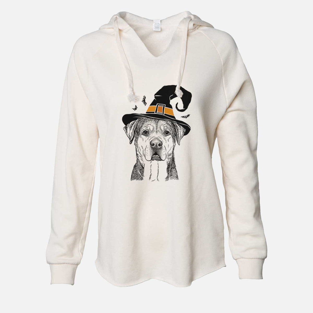 Witch Gus the Rottweiler Mix - Cali Wave Hooded Sweatshirt