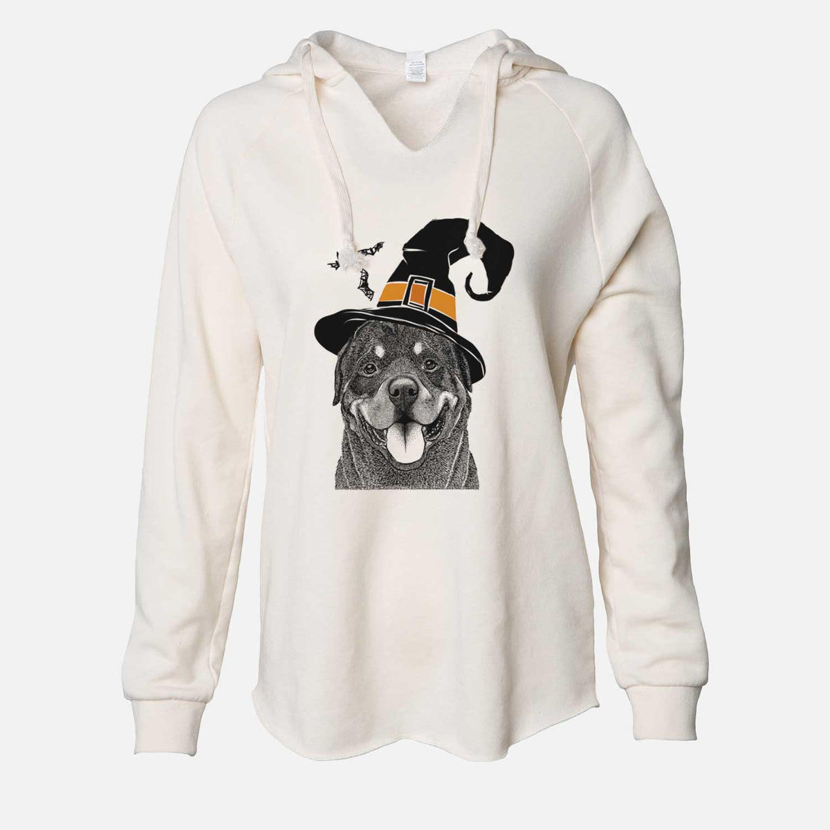 Witch Hagan the Rottweiler - Cali Wave Hooded Sweatshirt