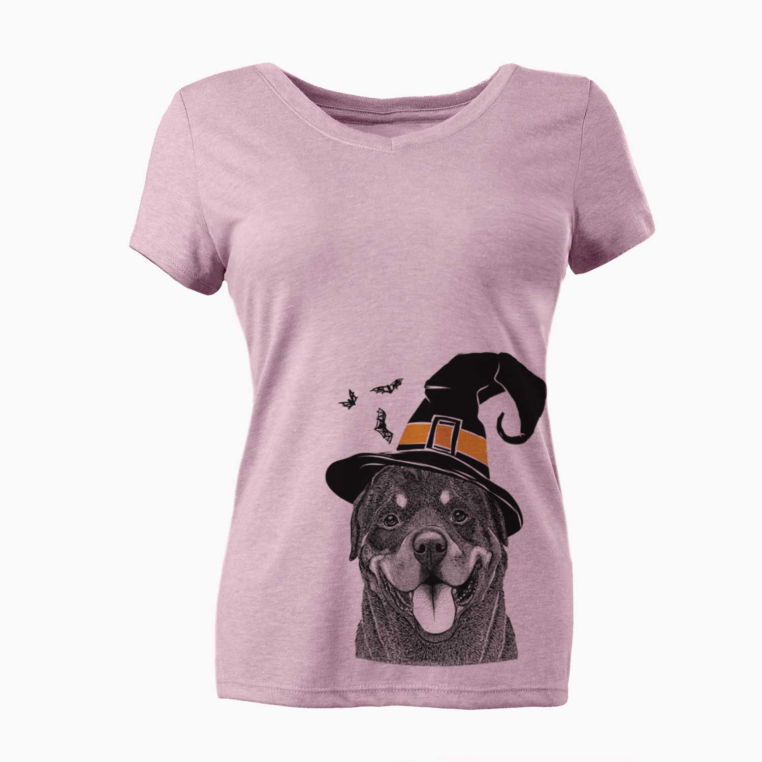 Witch Hagan the Rottweiler - Women's V-neck Shirt