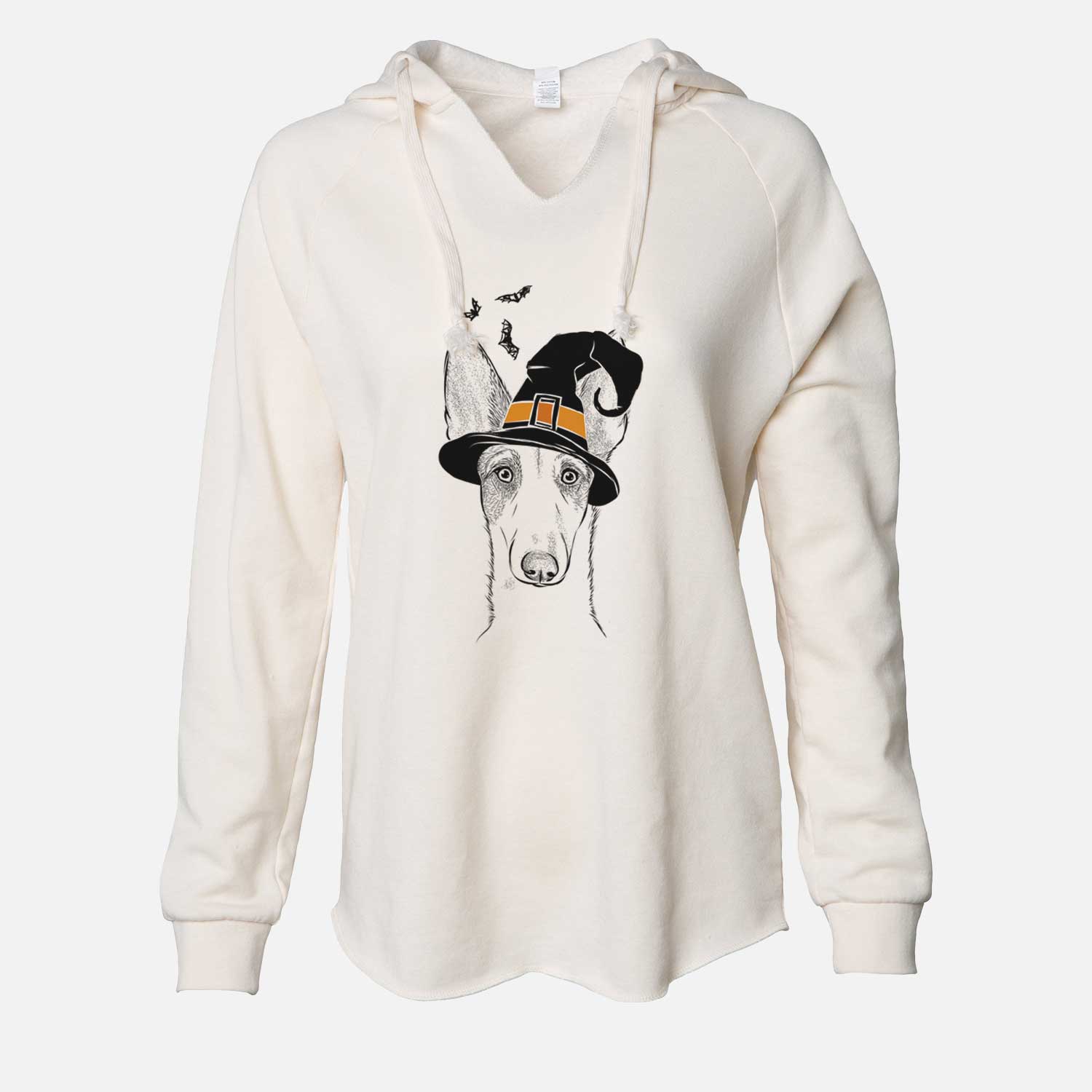 Witch Halo the Ibizan Sight Hound - Cali Wave Hooded Sweatshirt