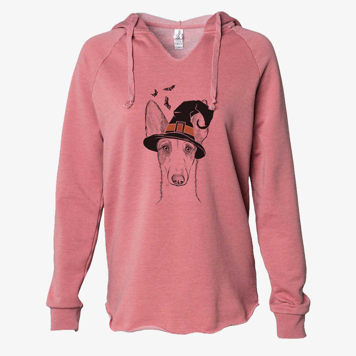 Witch Halo the Ibizan Sight Hound - Cali Wave Hooded Sweatshirt