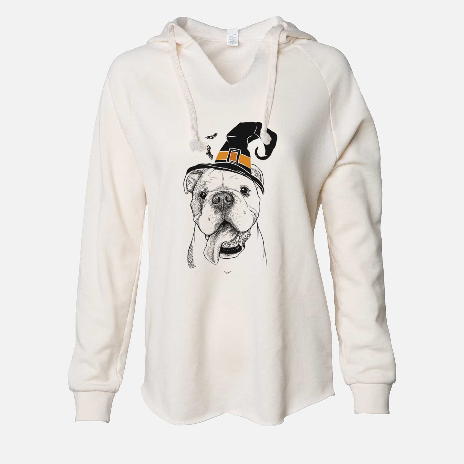 Witch Hank the English Bulldog - Cali Wave Hooded Sweatshirt