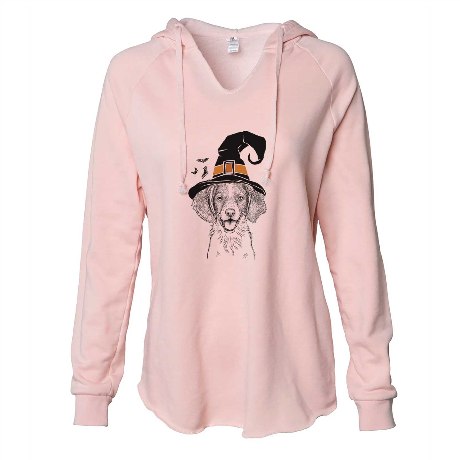 Witch Happy Holly the Brittany Spaniel - Cali Wave Hooded Sweatshirt