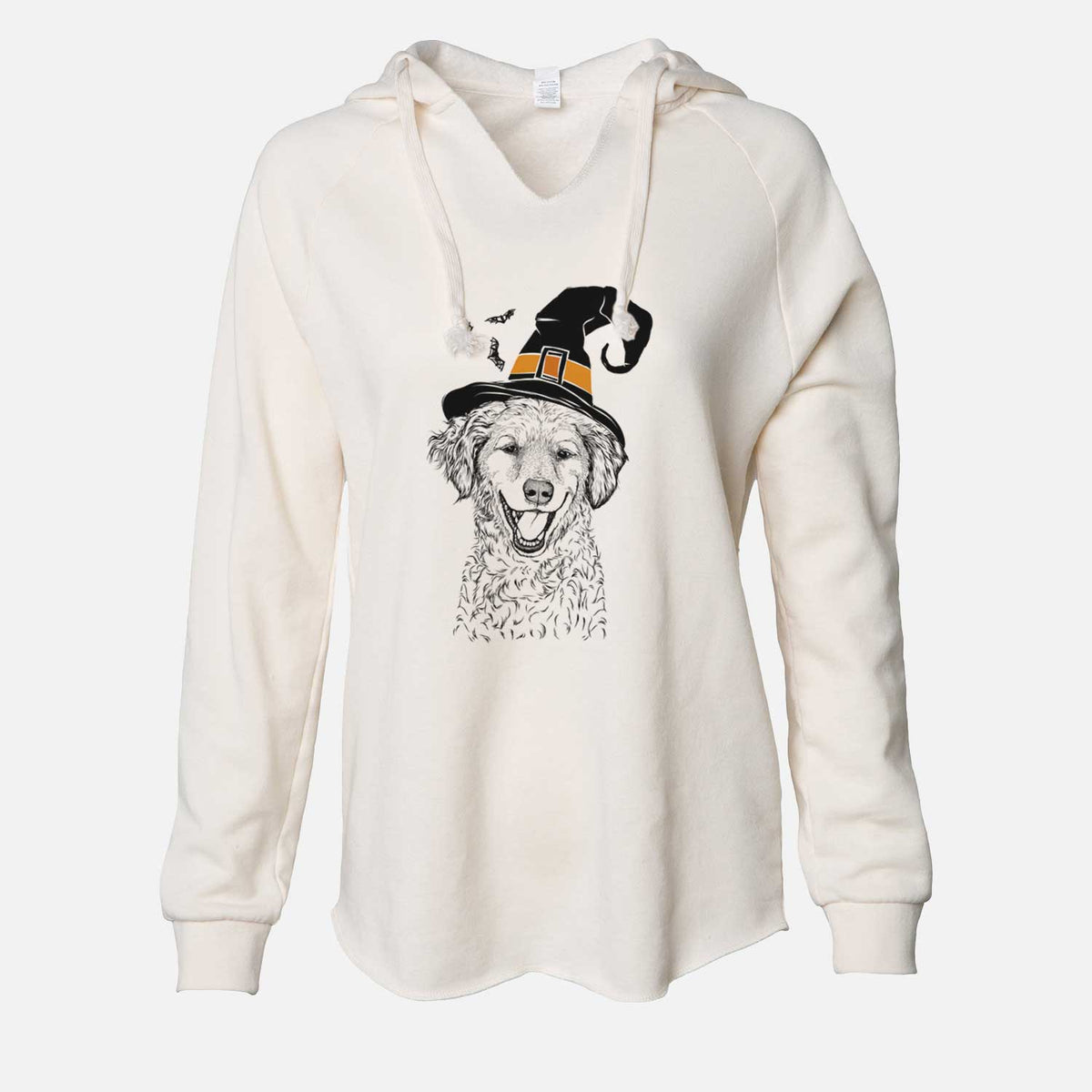 Witch Happy Otis the Miniature Goldendoodle - Cali Wave Hooded Sweatshirt