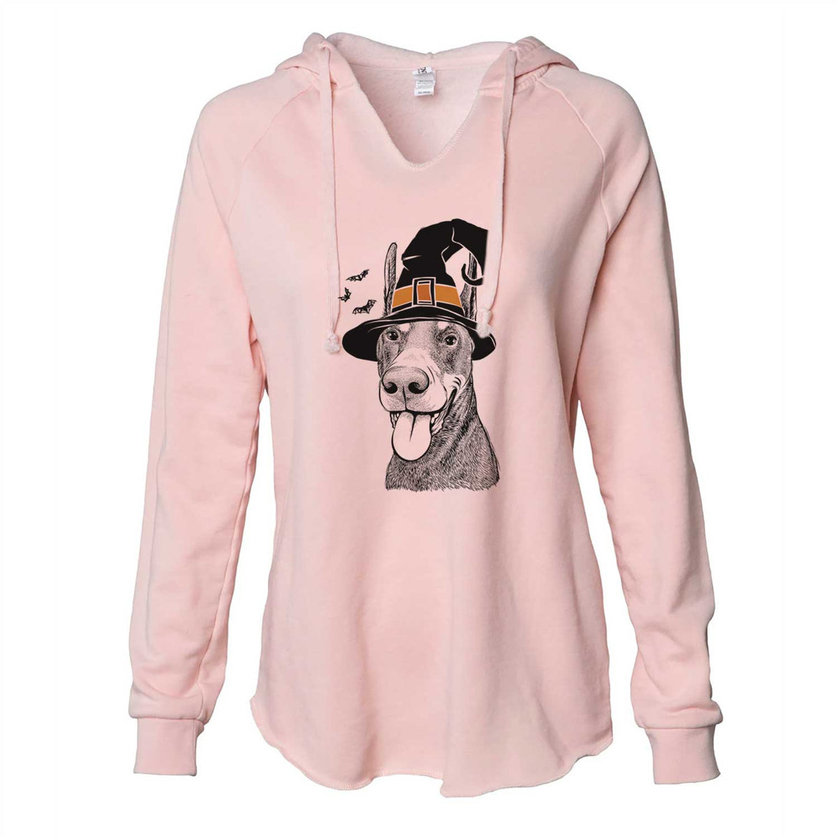 Witch Happy Sunny the Doberman Pinscher - Cali Wave Hooded Sweatshirt