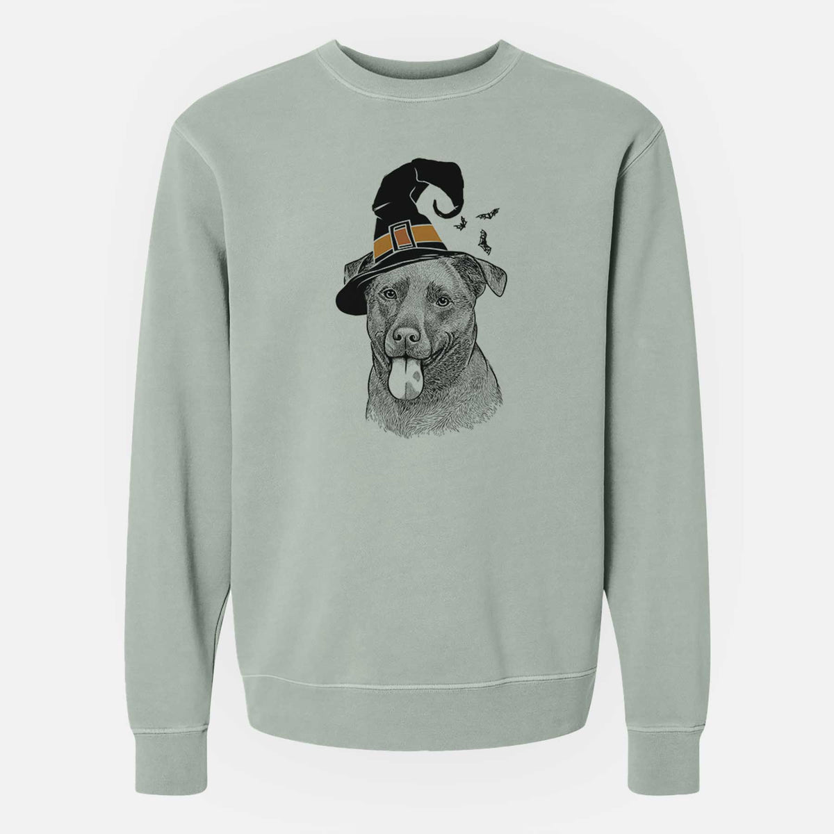 Witch Harbor the Mixed Breed - Unisex Pigment Dyed Crew Sweatshirt
