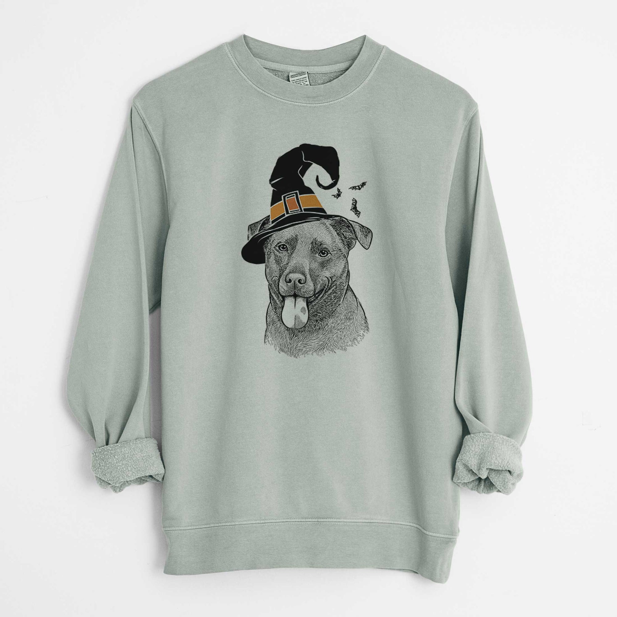 Witch Harbor the Mixed Breed - Unisex Pigment Dyed Crew Sweatshirt