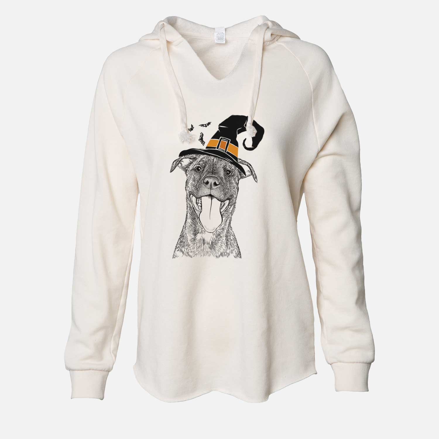 Witch Harley the Pitbull Mix - Cali Wave Hooded Sweatshirt