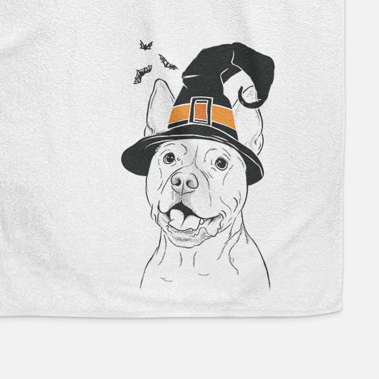 Harley the Pitbull Decorative Hand Towel