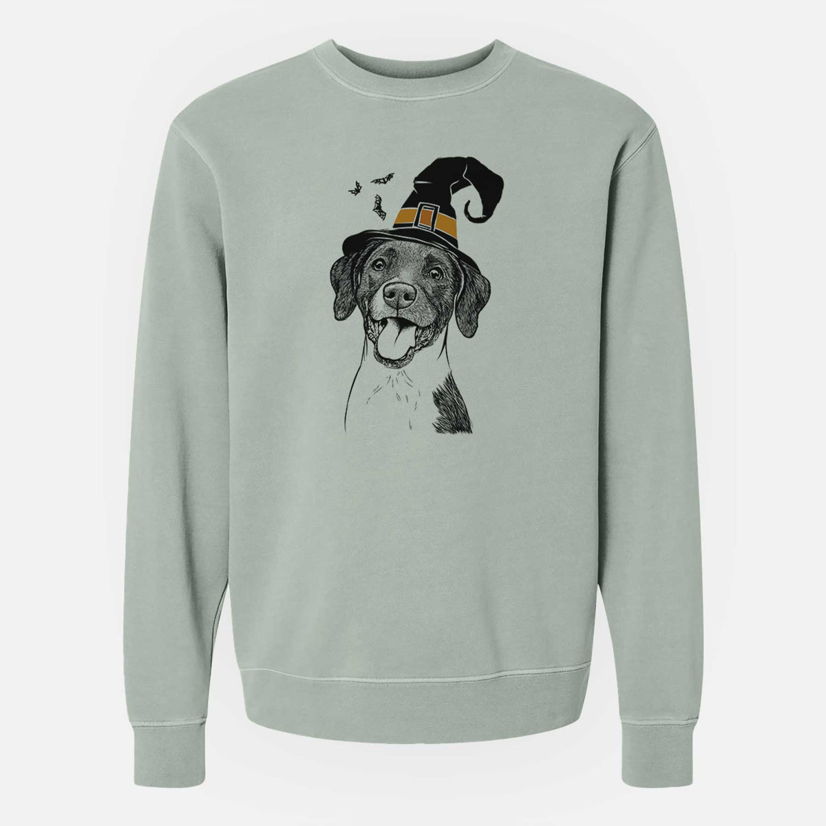 Witch Harper the Mixed Breed - Unisex Pigment Dyed Crew Sweatshirt