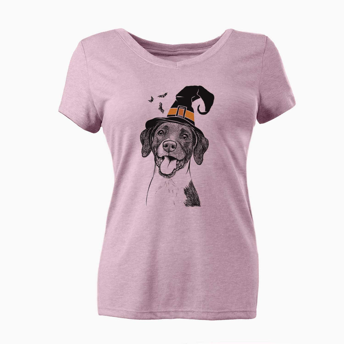Witch Harper the Mixed Breed - Women's V-neck Shirt