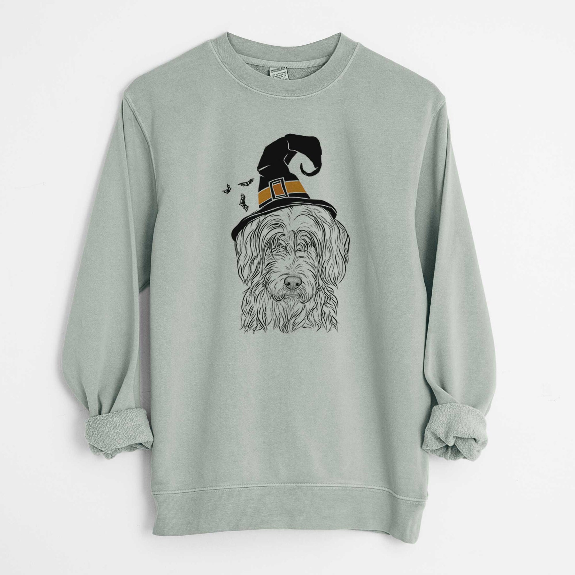 Witch Harry the Mixed Breed - Unisex Pigment Dyed Crew Sweatshirt