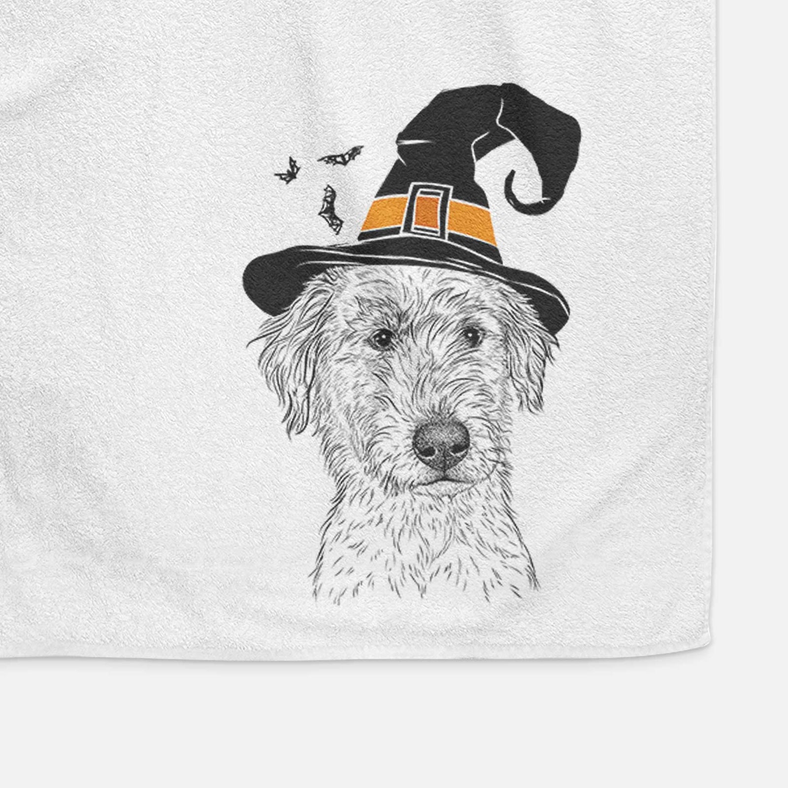 Harry the Mixed Breed Puppy Decorative Hand Towel