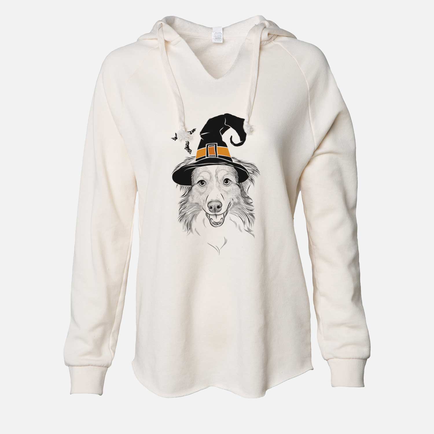 Witch Hattie the Australian Shepherd - Cali Wave Hooded Sweatshirt