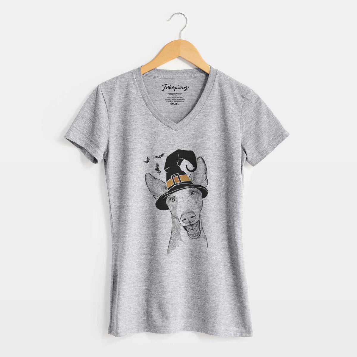 Witch Havok the Ibizan Hound - Women's V-neck Shirt