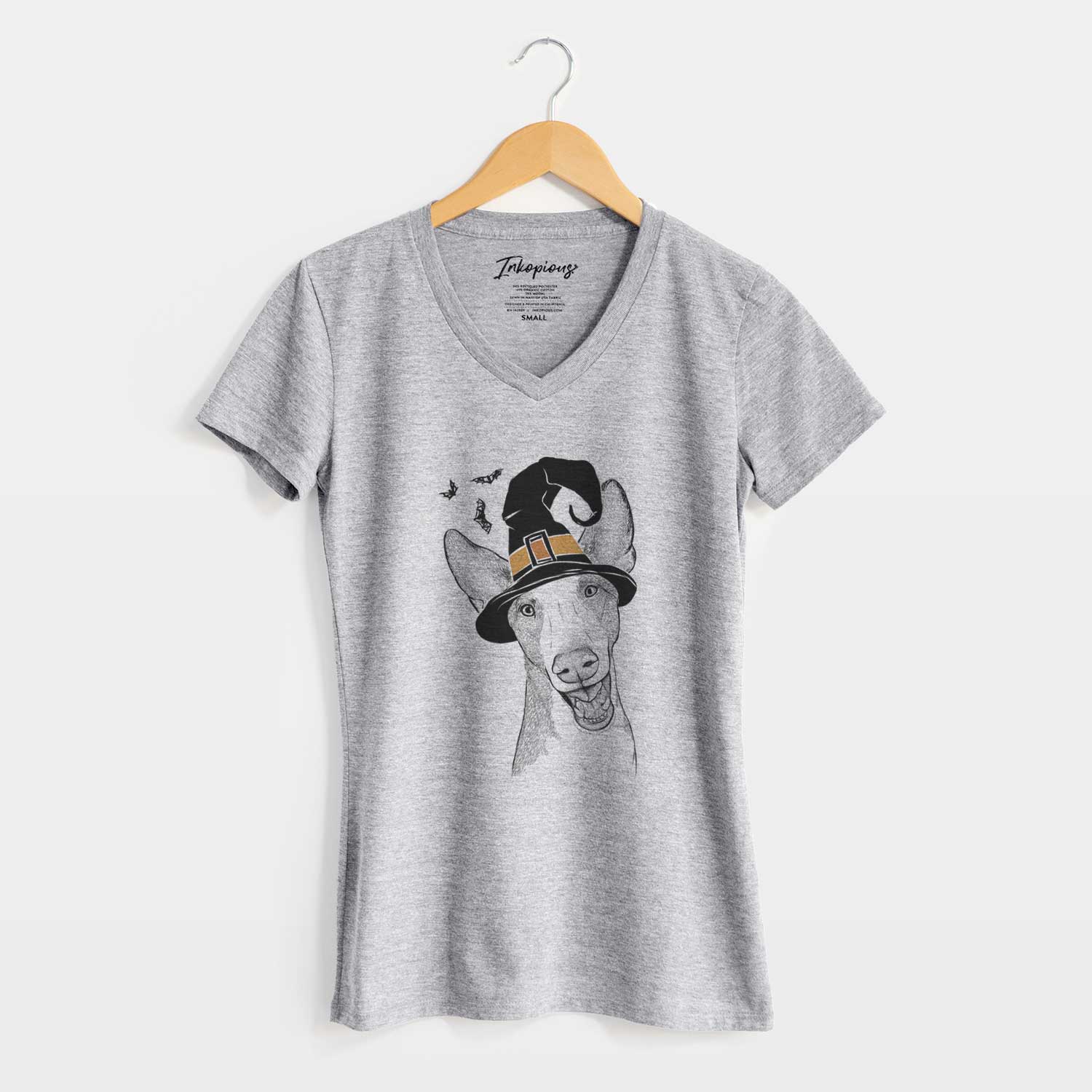 Witch Havok the Ibizan Hound - Women's V-neck Shirt