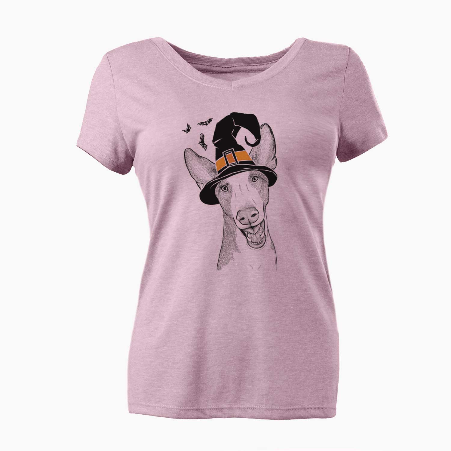 Witch Havok the Ibizan Hound - Women's V-neck Shirt