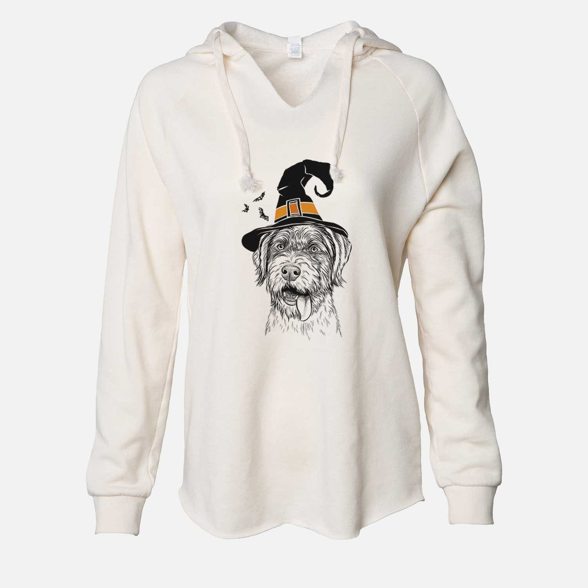 Witch Hazel the German Wirehaired Pointer Mix - Cali Wave Hooded Sweatshirt