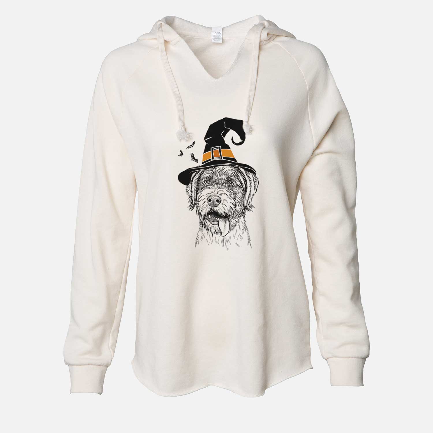 Witch Hazel the German Wirehaired Pointer Mix - Cali Wave Hooded Sweatshirt