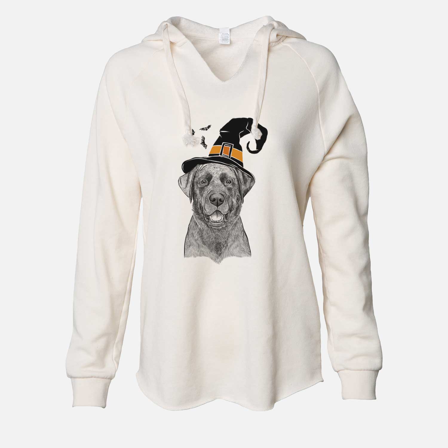 Witch Heath the Black Lab - Cali Wave Hooded Sweatshirt