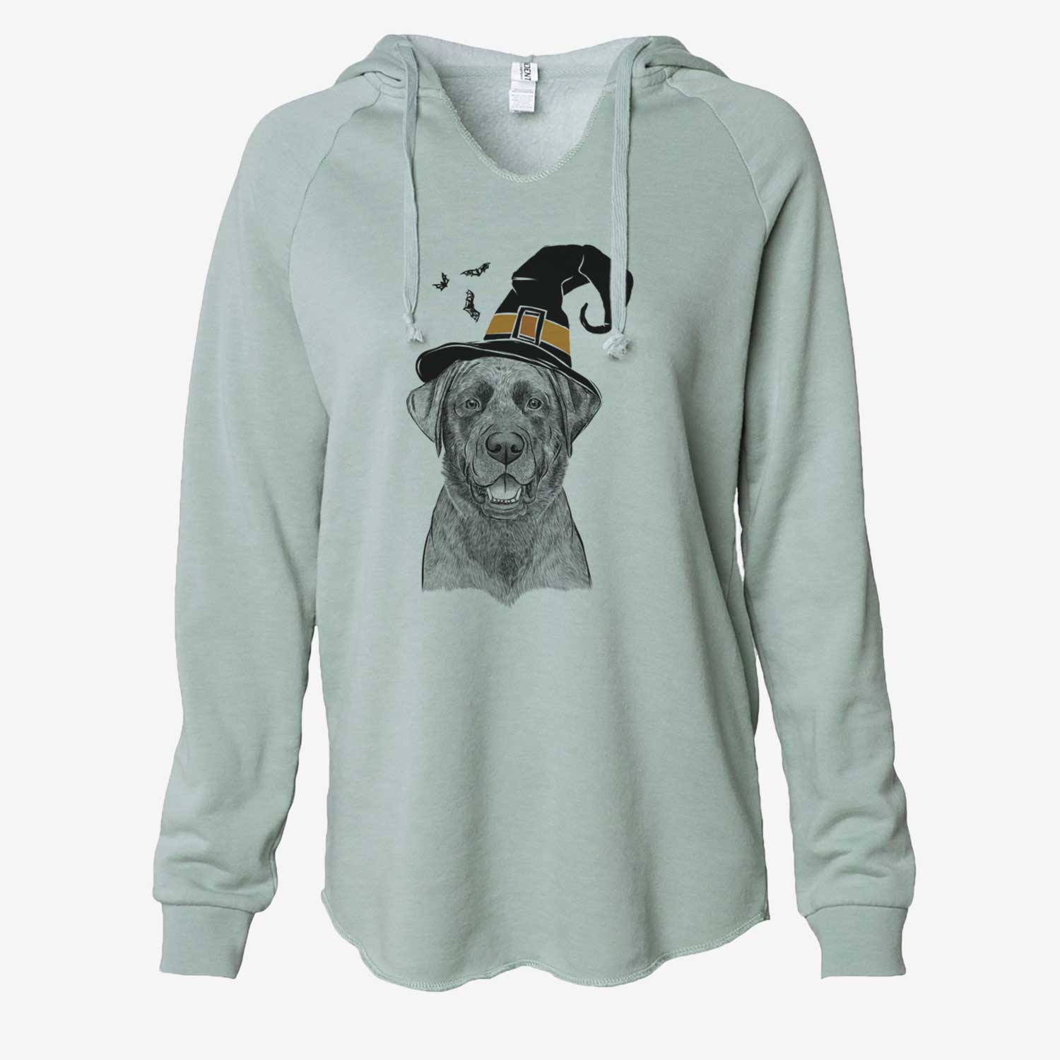 Witch Heath the Black Lab - Cali Wave Hooded Sweatshirt