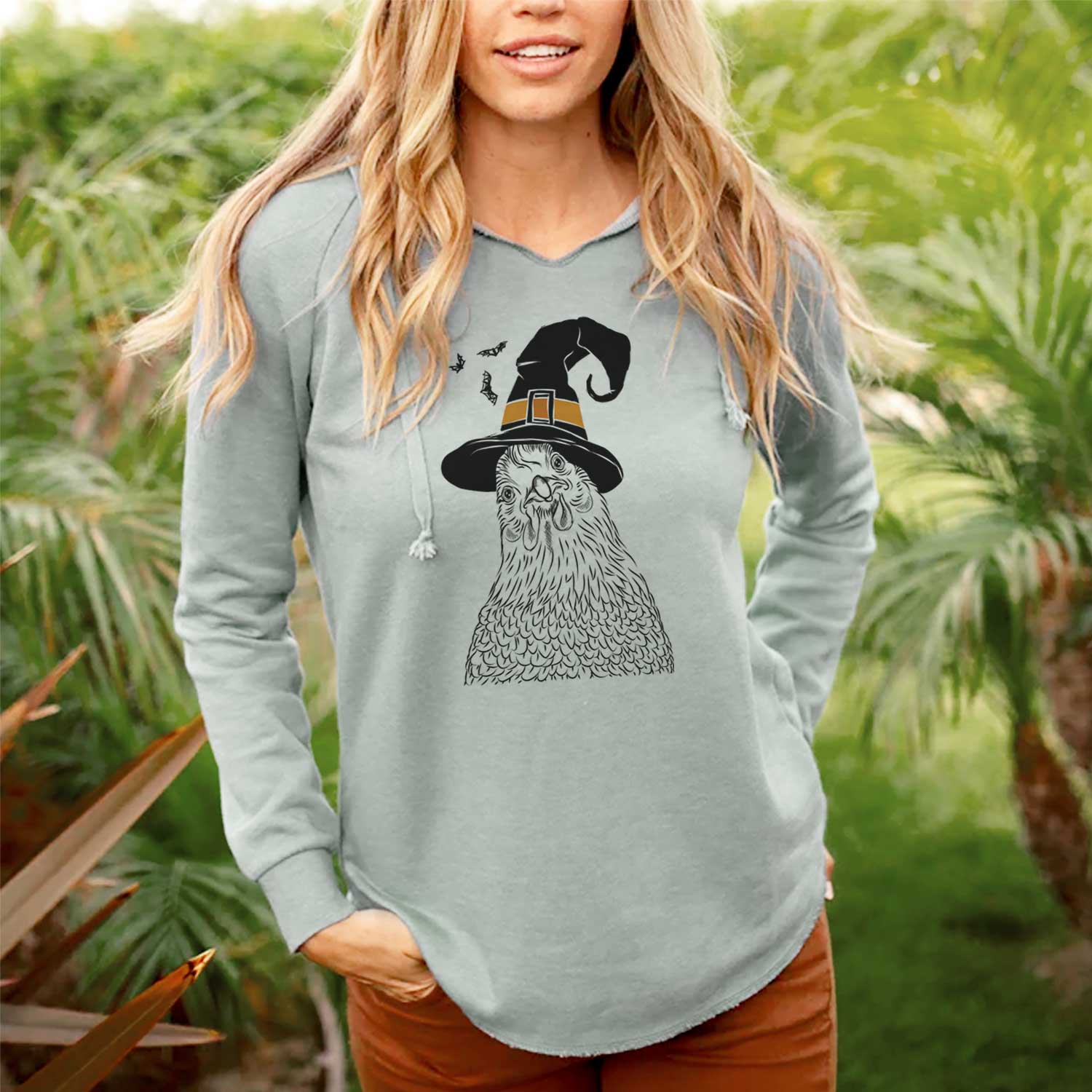 Witch Henrietta the Chicken - Cali Wave Hooded Sweatshirt