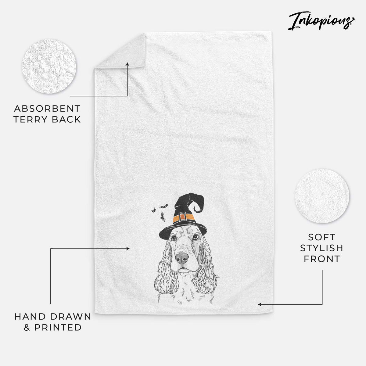 Henry the English Cocker Spaniel Decorative Hand Towel