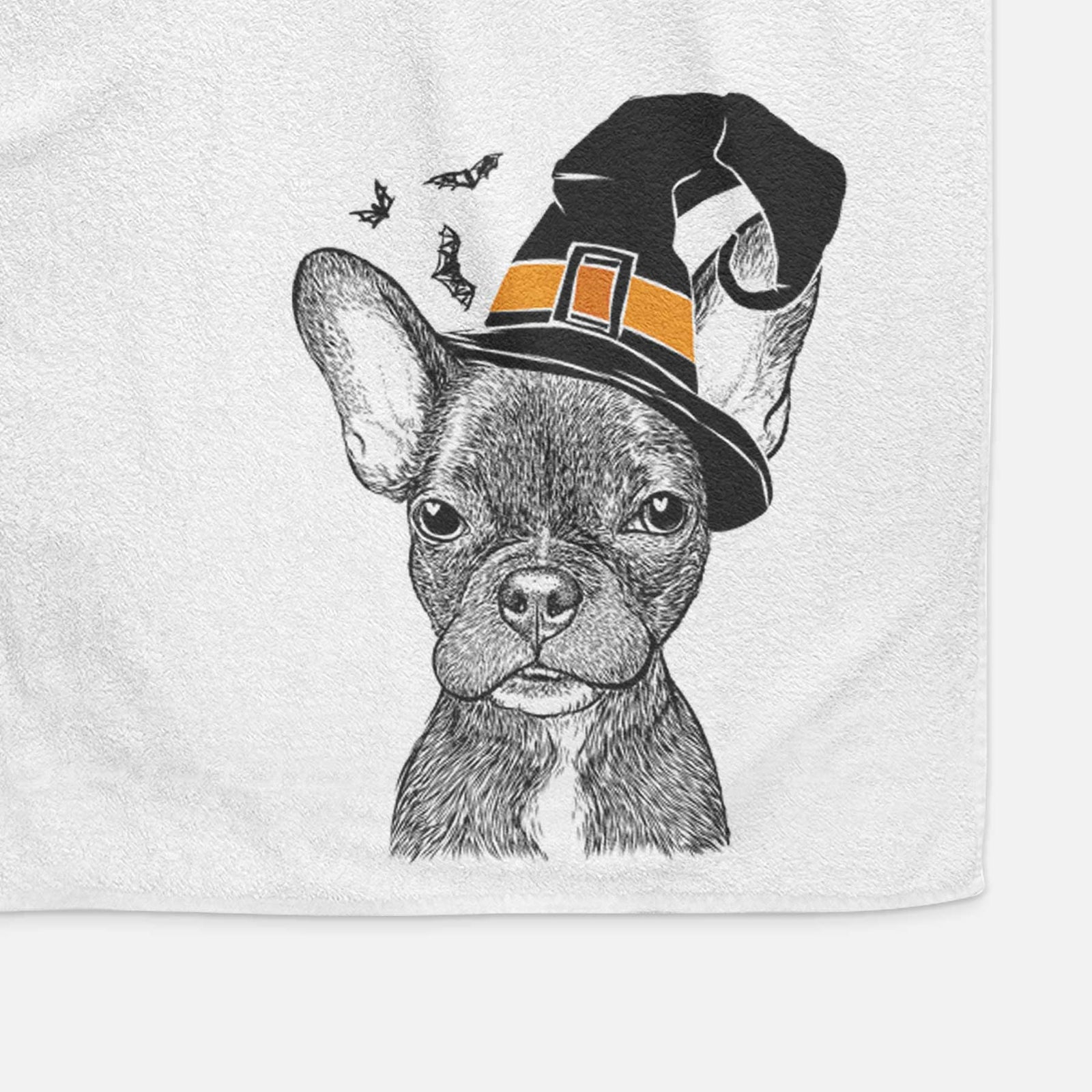 Henry the French Bulldog Decorative Hand Towel